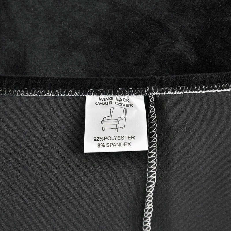 Housse De Fauteuil Crapaud Velours Noire 7 Housse De Fauteuil Crapaud Velours Noire â Image 7