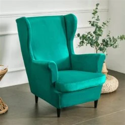 Housse De Fauteuil Crapaud Velours Vert -Housse Moderne housse de fauteuil crapaud velours vert housse moderne 5