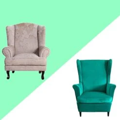 Housse De Fauteuil Crapaud Velours Vert -Housse Moderne housse de fauteuil crapaud velours vert housse moderne 8