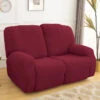 Housse Pour Fauteuil Relax Vellora Bordeaux