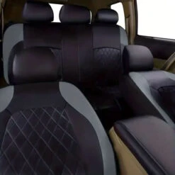 Housse De Protection Pour Sièges De Voiture Noir Et Gris -Housse Moderne housse de protection sieges voiture housse moderne 3