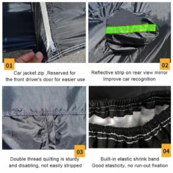 Housse De Protection Pour Voiture Carbyna -Housse Moderne housse de protection voiture housse moderne 2