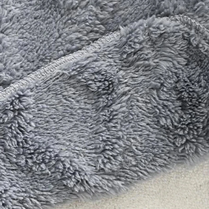 Housse De Fauteuil Relax Polaire Gris 4 Housse De Fauteuil Relax Polaire Gris – Image 4