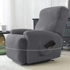 Housse De Fauteuil Relax Grise -Housse Moderne housse fauteuil relax housse moderne 5