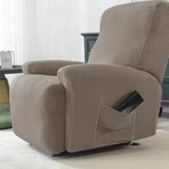 Housse De Fauteuil Relax Kaki 8 Housse De Fauteuil Relax Kaki -Housse Moderne housse fauteuil relaxation extensible housse moderne 3