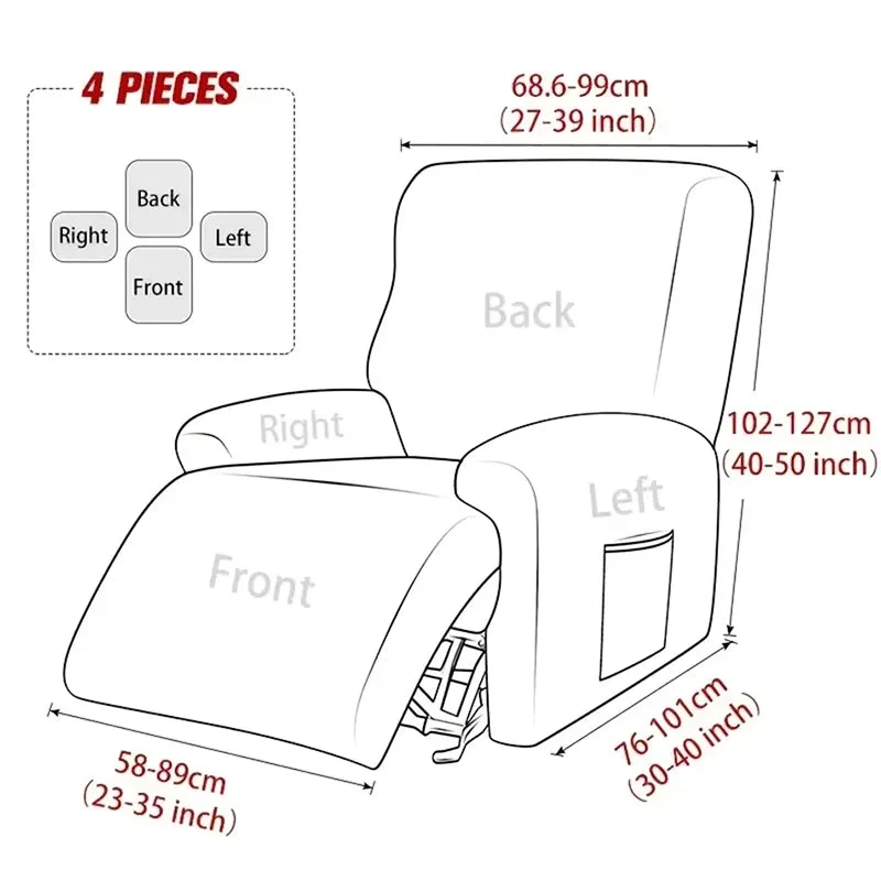 Housse Pour Fauteuil Relax Vellora Marron Clair 4 Housse Pour Fauteuil Relax Vellora Marron Clair – Image 4