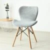 Housse Pour Chaise Scandinave Grise