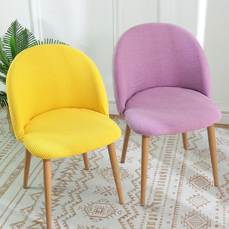 Housse Pour Chaise Scandinave Jacquard Rose 2 Housse Pour Chaise Scandinave Jacquard Rose – Image 2