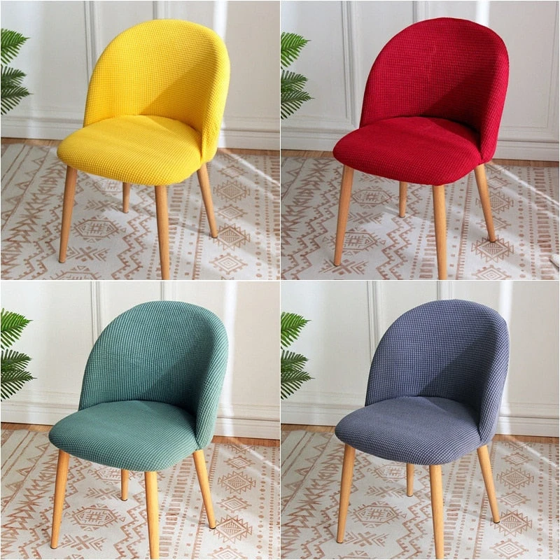 Housse Pour Chaise Scandinave Jacquard Vert Amande 2 Housse Pour Chaise Scandinave Jacquard Vert Amande – Image 2