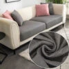 Housse Pour Coussin D'Assise De Canapé Gris