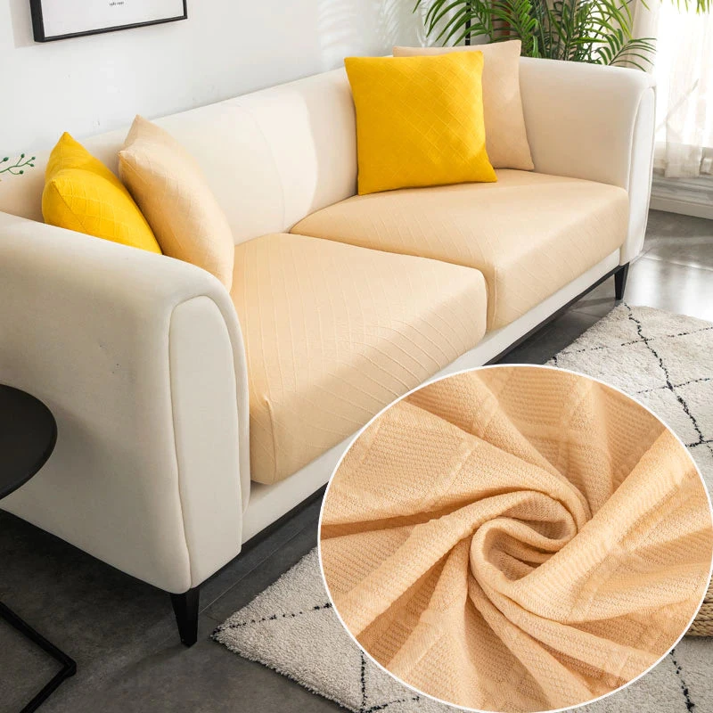 Housse Pour Coussin D'Assise De Canapé Jaune Clair 1 Housse Pour Coussin D'Assise De Canapé Jaune Clair