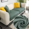 Housse Pour Coussin D'Assise De Canapé Vert Amande