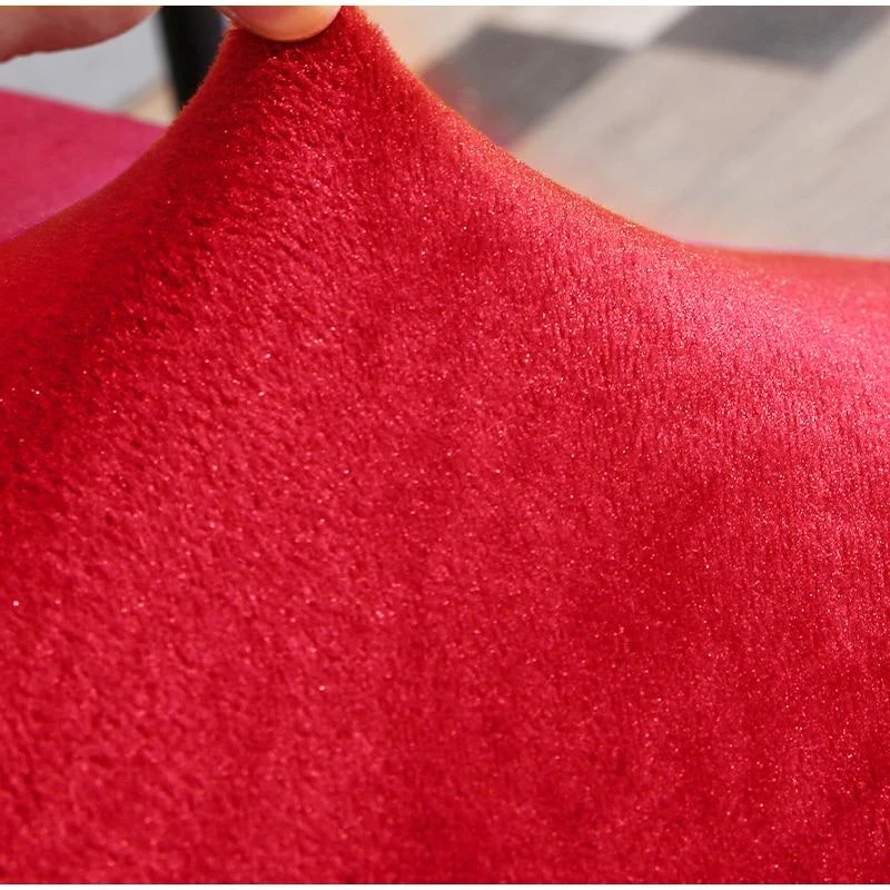 Housse Pour Fauteuil Club Velours Rouge 2 Housse Pour Fauteuil Club Velours Rouge â Image 2