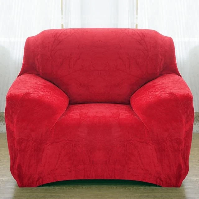 Housse Pour Fauteuil Club Velours Rouge 1 Housse Pour Fauteuil Club Velours Rouge