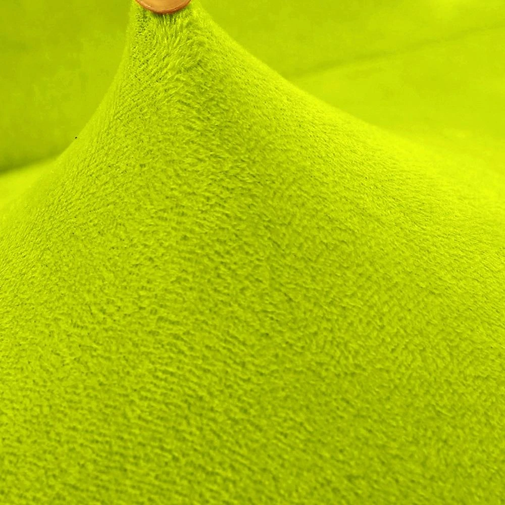 Housse Pour Fauteuil Club Velours Vert Anis 2 Housse Pour Fauteuil Club Velours Vert Anis – Image 2