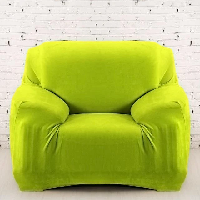 Housse Pour Fauteuil Club Velours Vert Anis 1 Housse Pour Fauteuil Club Velours Vert Anis