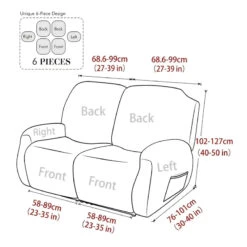 Housse Pour Fauteuil Relax Vellora Grise 6 Housse Pour Fauteuil Relax Vellora Grise -Housse Moderne housse pour fauteuil relax electrique housse moderne 1