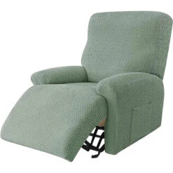 Housse De Fauteuil Relax Vert Amande -Housse Moderne housse pour fauteuil relax housse moderne 2