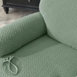 Housse De Fauteuil Relax Vert Amande -Housse Moderne housse pour fauteuil relax housse moderne 4
