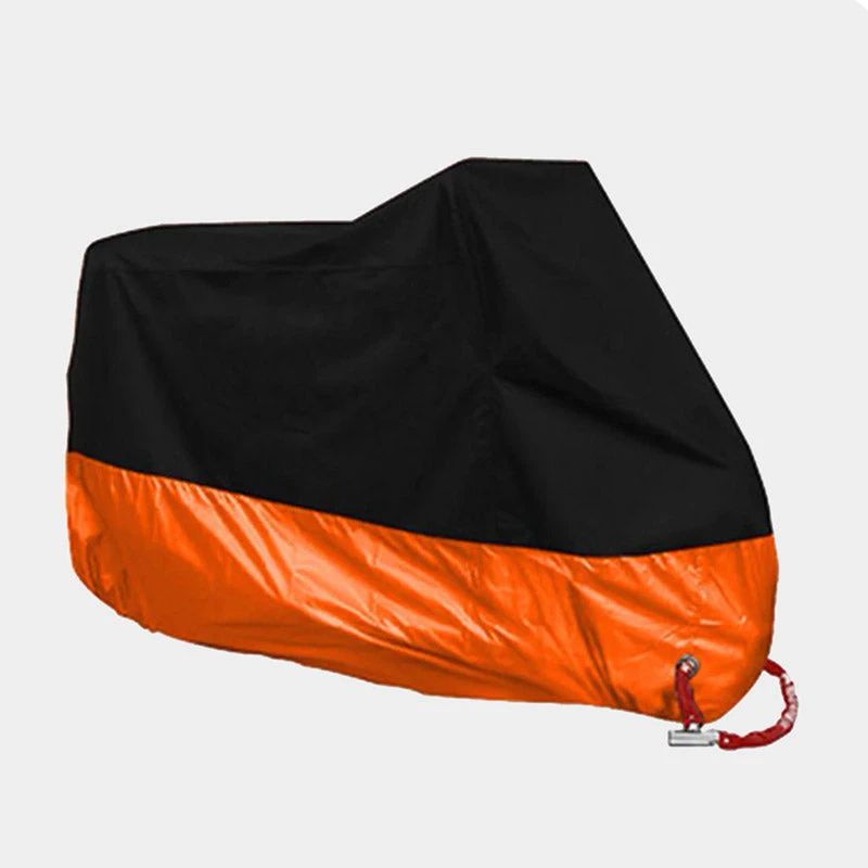 Housse Pour Moto Moktra Noir Et Orange 1 Housse Pour Moto Moktra Noir Et Orange