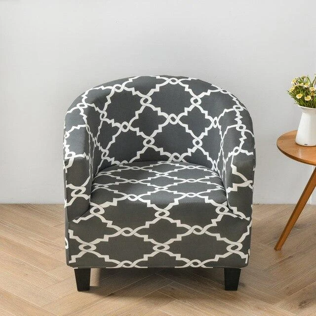 Housse Pour Fauteuil Cabriolet Mosaïque Gris Clair 1 Housse Pour Fauteuil Cabriolet Mosaïque Gris Clair