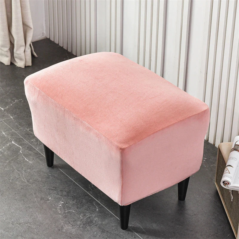 Housse De Fauteuil Crapaud Velours Rose 6 Housse De Fauteuil Crapaud Velours Rose – Image 6