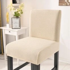 Housse Tabouret De Bar Beige