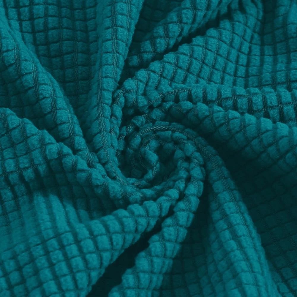 Housse Tabouret De Bar Bleu Canard 2 Housse Tabouret De Bar Bleu Canard – Image 2