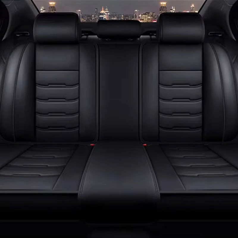 Housses Pour Sièges De Voiture Noir 3 Housses Pour Sièges De Voiture Noir – Image 3