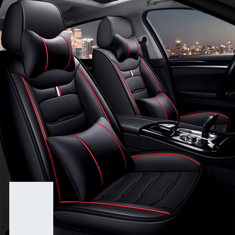 Housses Pour Sièges De Voitures Noir Et Rouge 7 Housses Pour Sièges De Voitures Noir Et Rouge – Image 7