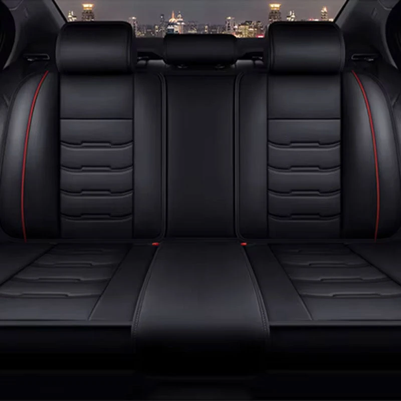 Housses Pour Sièges De Voitures Noir Et Rouge 8 Housses Pour Sièges De Voitures Noir Et Rouge – Image 8