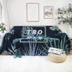 Jeté De Canapé Tropical