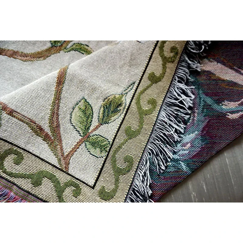 Jeté De Canapé Motif Floraux 5 Jeté De Canapé Motif Floraux – Image 5