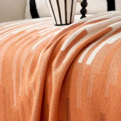 Jeté De Canapé Synera Orange 11 Jeté De Canapé Synera Orange -Housse Moderne jete de canape orange housse moderne 3