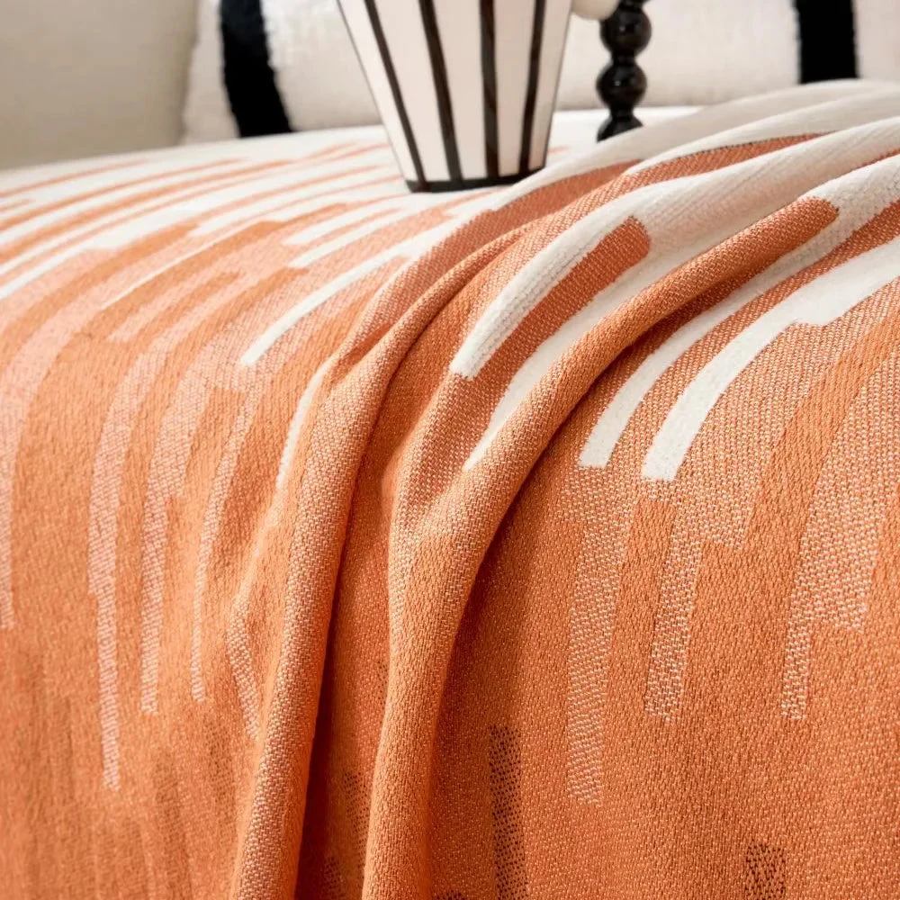 Jeté De Canapé Synera Orange 4 Jeté De Canapé Synera Orange – Image 4