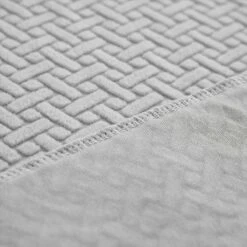 Housse De Canapé D'Angle Jacquard Gris Clair 6 Housse De Canapé D'Angle Jacquard Gris Clair -Housse Moderne maison de la housse canape dangle housse moderne 5