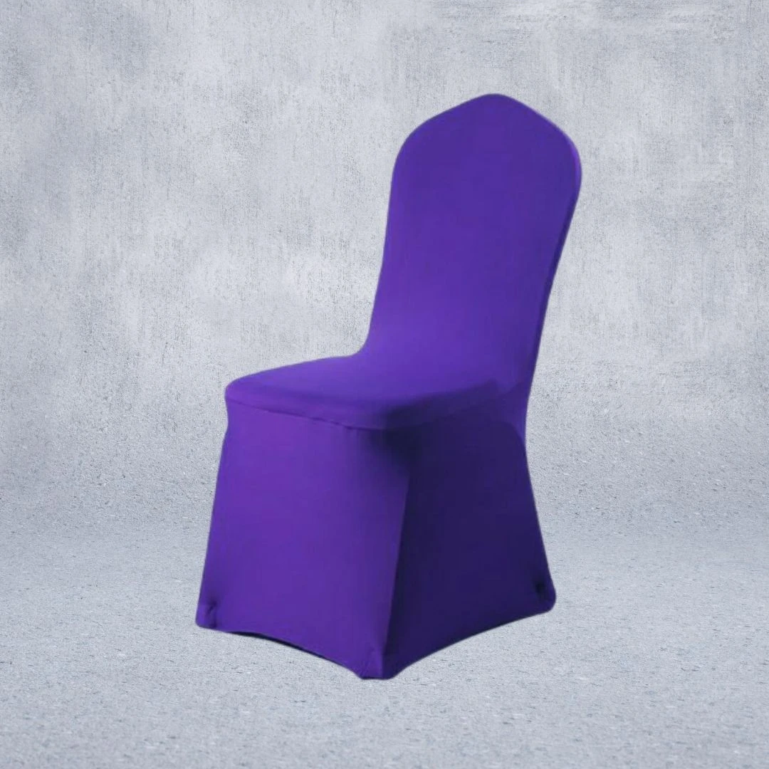 Housse De Chaise De Mariage Violette 1 Housse De Chaise De Mariage Violette