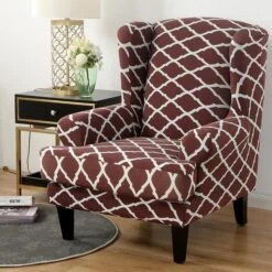 Housse Fauteuil Crapaud Brune Marron