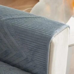 Protège Canapé Milo Bleu Pétrole 12 Protège Canapé Milo Bleu Pétrole -Housse Moderne protection canape housse moderne 5