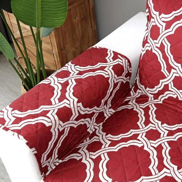 Protège Canapé Mosaïque Rouge 3 Protège Canapé Mosaïque Rouge – Image 3