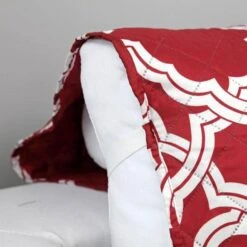 Protège Canapé Mosaïque Rouge 9 Protège Canapé Mosaïque Rouge -Housse Moderne protege accoudoir canape housse moderne 3