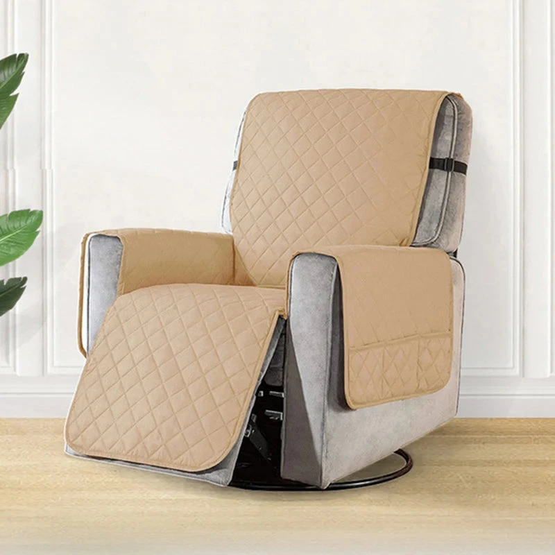 Protège Fauteuil Relax Unie Beige 1 Protège Fauteuil Relax Unie Beige