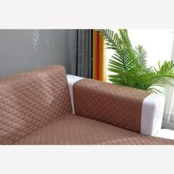 Protège Canapé D'Angle Marron Clair 7 Protège Canapé D'Angle Marron Clair -Housse Moderne protege canape dangle pour animaux housse moderne 4