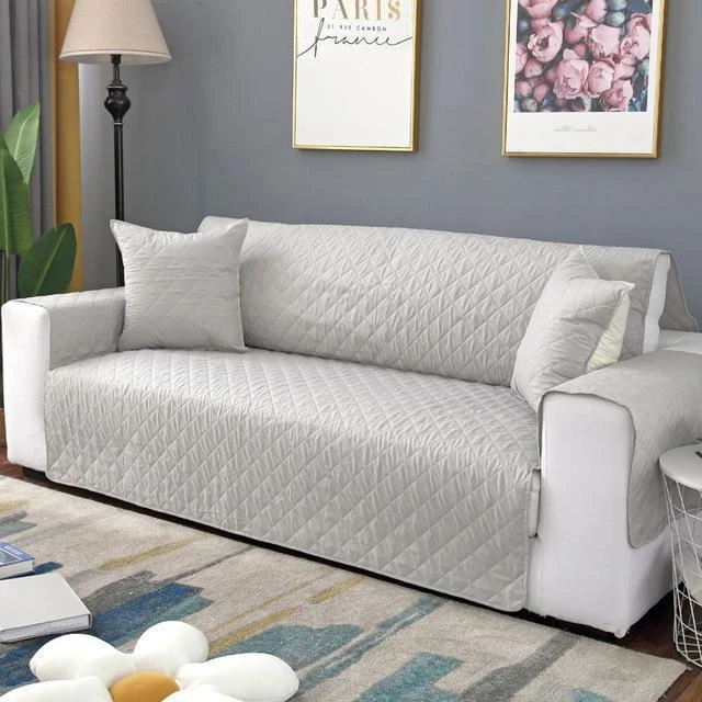 Protège Canapé Gris Clair 1 Protège Canapé Gris Clair