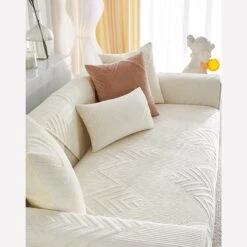 Protège Canapé Milo Blanc -Housse Moderne proteges canapes housse moderne 3